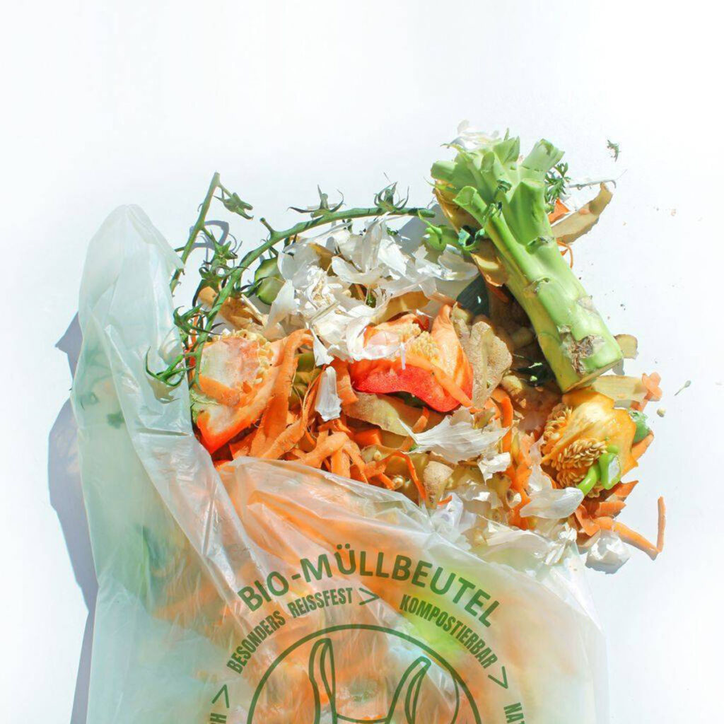 bio müllbeutel aus nachhaltigem bio kunsstoff für hotel und gastronomie kompostierbar